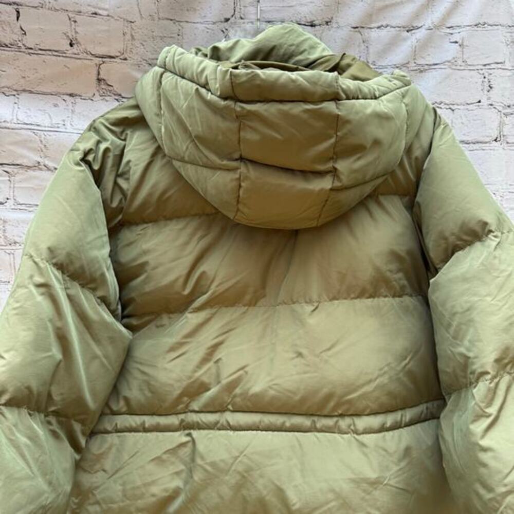 Fabletics Essentials Long Puffer Coat Moss Green … - image 6